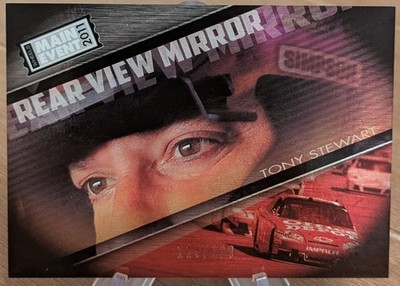 2011 Wheels Main Event Rear View Mirror Insert Holo Silver 115/199 Tony Stewart
