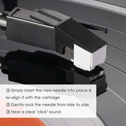 AT LP60X Compatible Stylus Kit with Two Needles and Maintenance Brushes - Zdjęcie 2 z 10