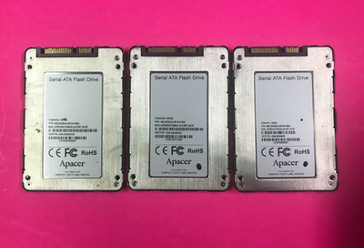 Lot of 3 Apacer 60 GB SSD Drive P/N: 8W.DDEG4.BTA41BA NCR P/N: 006-8626639