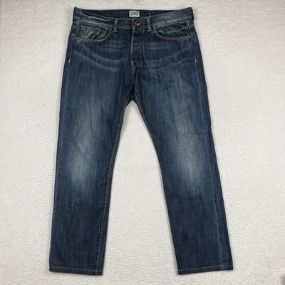 EDWIN ED-80 Made in Japan Slim Jeans Tagged 36x32 Measures 38x30