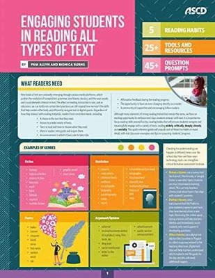Engaging Students in Reading All - Wall Chart, by Allyn Pam Burns - Very Good