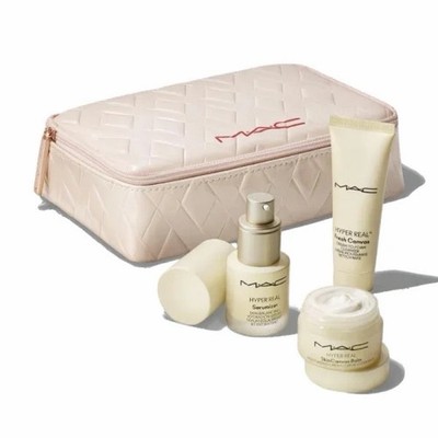 Mac Hyper Real Serumizer+Skincanvas-cream To Foam Cleanser