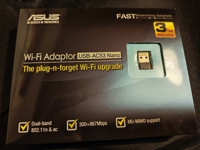 ASUS USB-AC53 Nano   Kompakter Dual-Band WLAN-Adapter