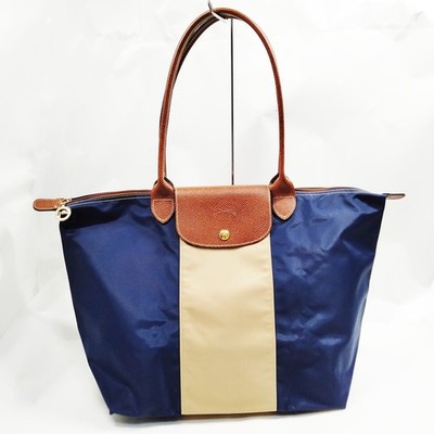 LONGCHAMP Tote Bag Navy Blue Nylon 3357401