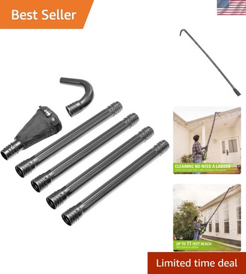 #ad #ad Greenworks Gutter Cleaning Kit Up to 11 ft reach Compatible with Greenworks $76.99