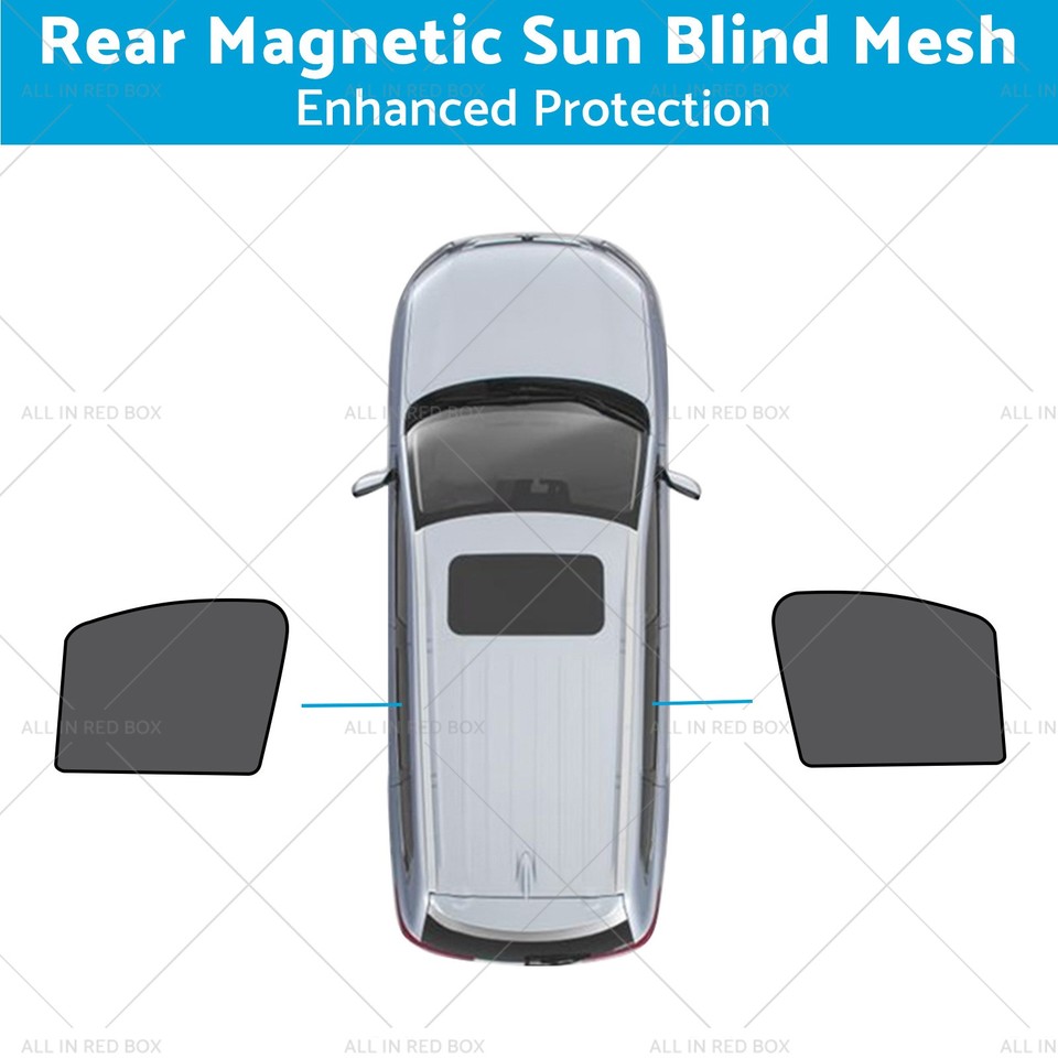 Rear Magnetic Sun Blind Mesh Suitable for LDV T60 Ute 17-24 UVA&UVB ...