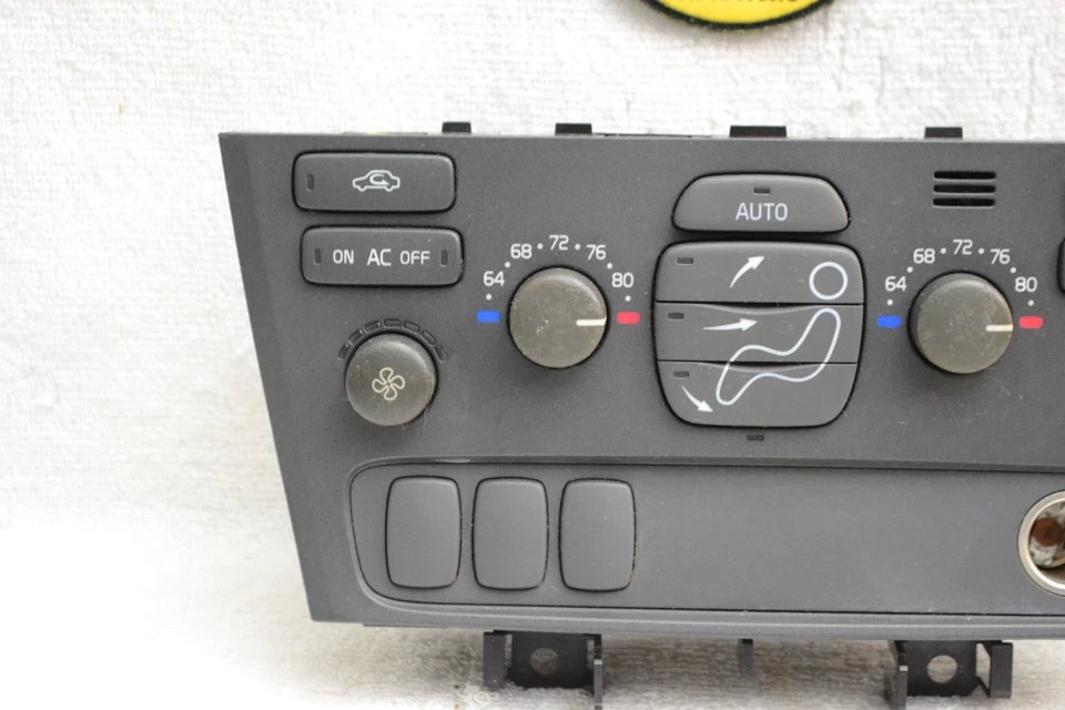 Volvo XC70 V70 S60 2002-2007 calefacción aire acondicionado temperatura climatización interruptor Foto 2 de 4