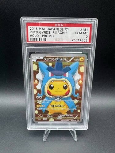 2015 XY-P 151 Poncho Pikachu Gyarados GARY Pokemon Promo Card PSA 10