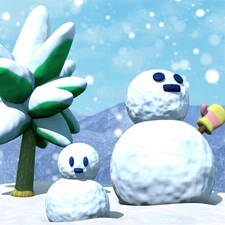 Nintendo Super Mario 64 "Paintings" Canvas Prints 18" x 18"