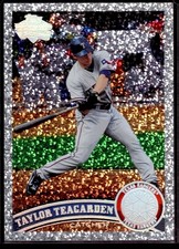 2011 Topps Diamond Anniversary Taylor Teagarden Silver Sparkle Card #371