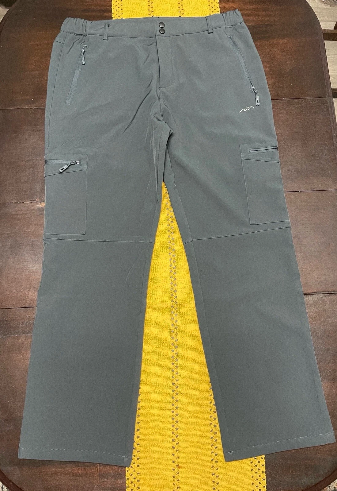 TRAILSIDE SUPPLY CO. Men's Fleece Lined Insulated Softshell Hiking Pants 2XL