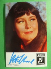 -frm- Petra Pascal, EMI Autogrammkarte 70er J...