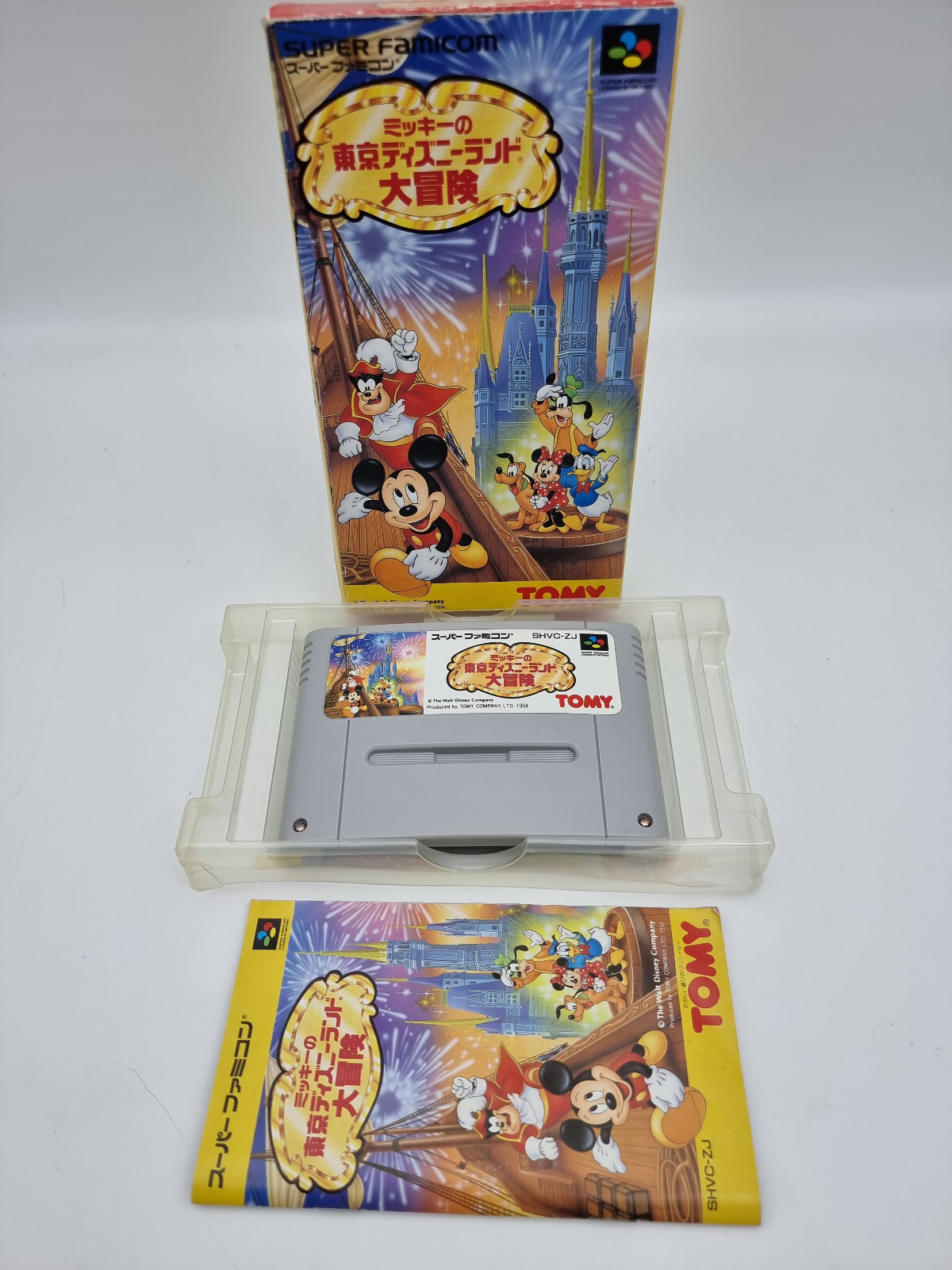 Mickey No Tokyo Disneyland Daiboken Super Famicom Japon Utilisé
