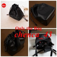 1PC Camera Black Sheepskin Protective Quality Storage Bag for LeicaQ M10 M9 M240