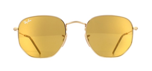 ray ban hexagonal flash