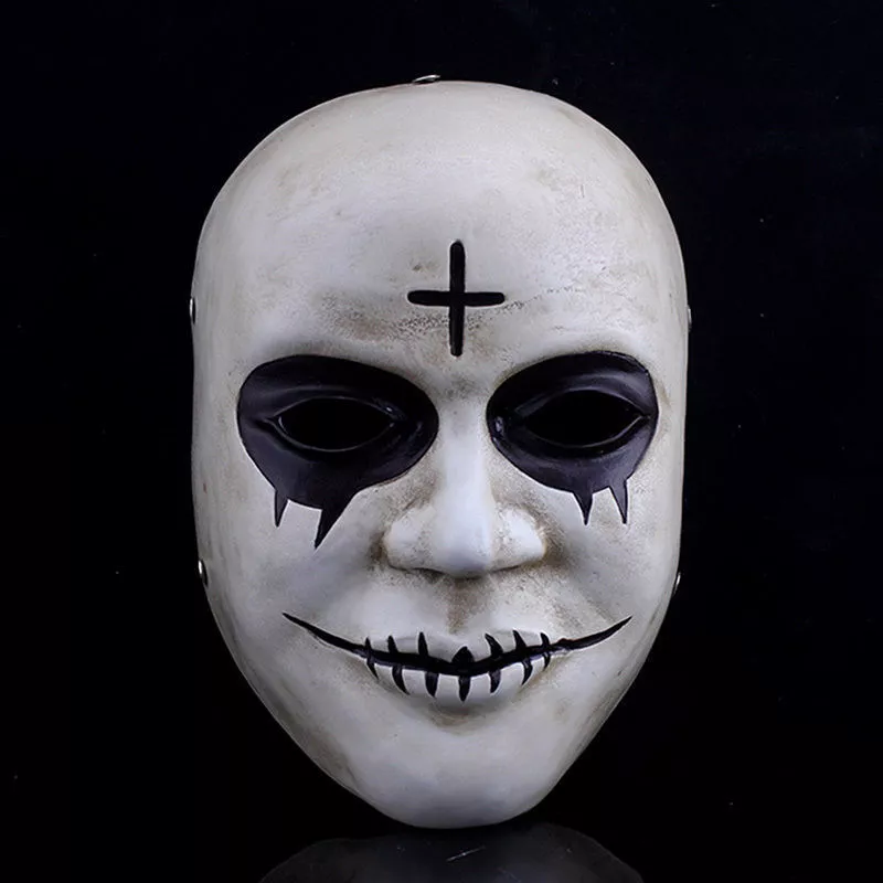 La Purga Disfraz Cine Terror Disfraz Máscara Adulto Cosplay Anarquía Resina de la purga 2