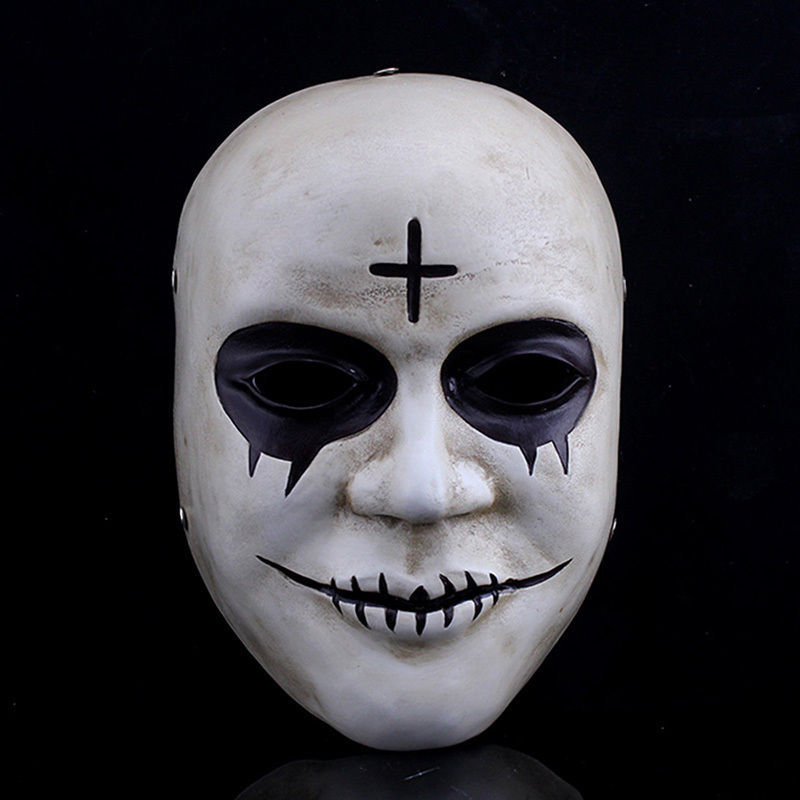 THE PURGE 2 PELÍCULA DISFRAZ TERROR DISFRAZ MÁSCARA ADULTO COSPLAY ANARQUÍA RESINA +