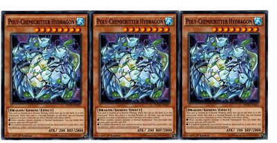 chemicritter yugioh deck Yugioh- 3X Poly-Chemicritter Hydragon - Common - 1st Edition - INOV-EN027 - NM Chemicritter - Yugipedia
