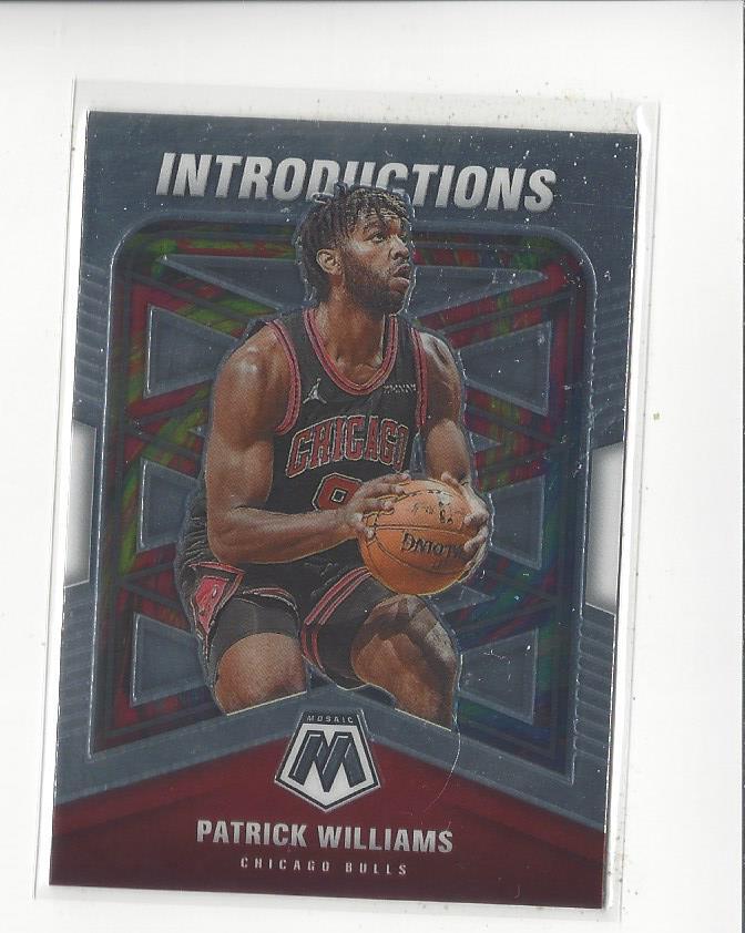 2020-21 Panini Mosaic Introductions #2 Patrick Williams Rookie Bulls