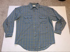 Penneys Vintage Big Mac Plaid Work Shirt Large Penn Prest