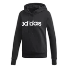 Adidas Womens Hoodies Sweatshirt Hoody Essentials Linear Fleece Tops Black