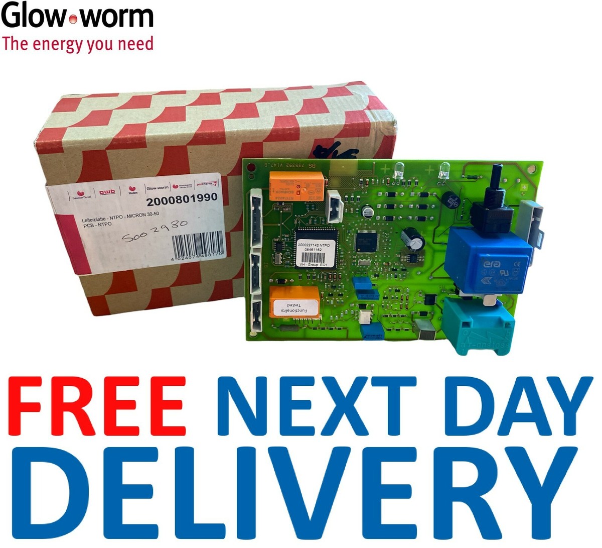 Glowworm Micron 30, 40, 50 FF PCB 2000801990 801990 S227030 