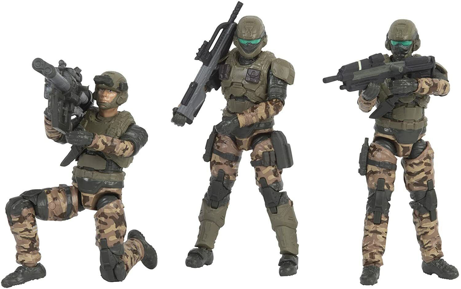 Halo Infinite UNSC Marine 3 Pack Figure 3.75" World of Halo 2021 Exclusive