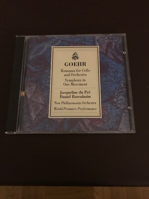Goehr Romanza Cello Orchestra CD Du Pre/ Barenboim 45