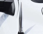 TRUE SPIKE CHROME 5" BILLET FAT SPIKED AM/FM RADIO ANTENNA FOR CHEVY SILVERADO