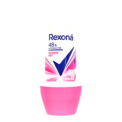 5 PACK REXONA POWDER DRY DESODORANTE ANTITRANSPIRANTE  ROLL ON 48HRS  50ML