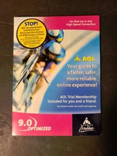AOL America Online 9.0 Optimized Promotional PC Computer Disc Sealed