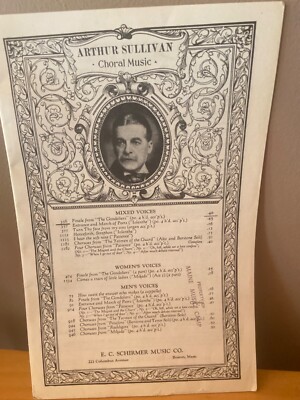 Arthur Sullivan Choral Music