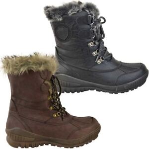 fur lined snow boots womens