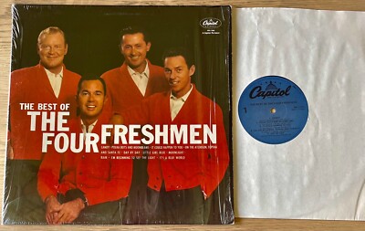 THE BEST OF THE FOUR FRESHMEN LP CAPITOL (1980's) NM- USA EASY JAZZ VOCAL