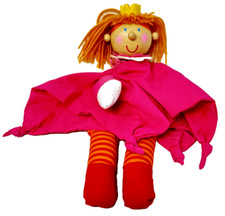 Handpuppe "Prinzessin" ca. 30 cm groß - Holzkopf - Kopf und Arme beweglich