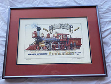Union Pacific framed railroad print by Ken Dallison-#301 0f 650