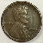 1924-S Lincoln Wheat Cent Near Extremely Fine XF Coin #18022
