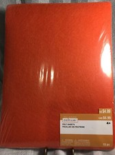 Creatology 9x12 Felt Sheets Orange 15 Pcs. NEW Craft Kids DIY Projects Activity