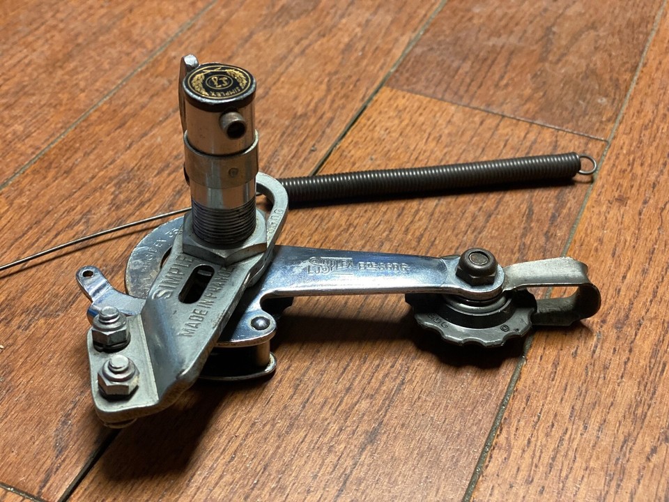 Dérailleur Arrière Vélo Ancien Simplex Rigidex 35 – Made In France