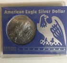 American Eagle 1997 1 Oz .999 Silver BU Littleton Coin Holder