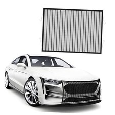 Car Grille Protection Net, 39.4" 31.5" High-Density Front Grill Regular: Black