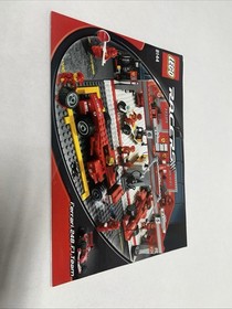Lego 8144 Racers Ferrari 248 F1 team (Schumacher Edition ) Complete