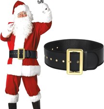 Santa Claus Belt for Adults - Black Pirate Belt for Cosplay  Novelty Costume...