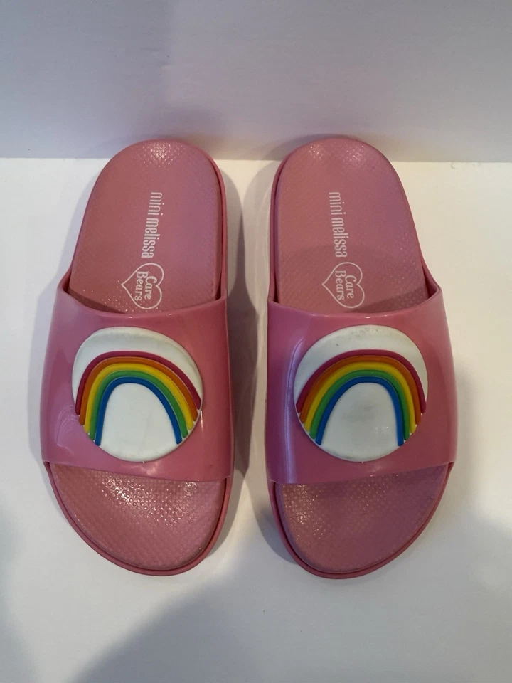 Mini Melissa Girls Toddler Sandal Size 13 Care Bears Rainbow - Image 2 of 4