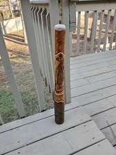 Vintage Australian Didgeridoo kangaroo Didgeridoo Bees Wax Mouthpiece