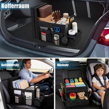 32L Autositz Organizer Schwarz Beifahrersitz R&uuml;ckbanktasche Getr&auml;nkehalter 2026