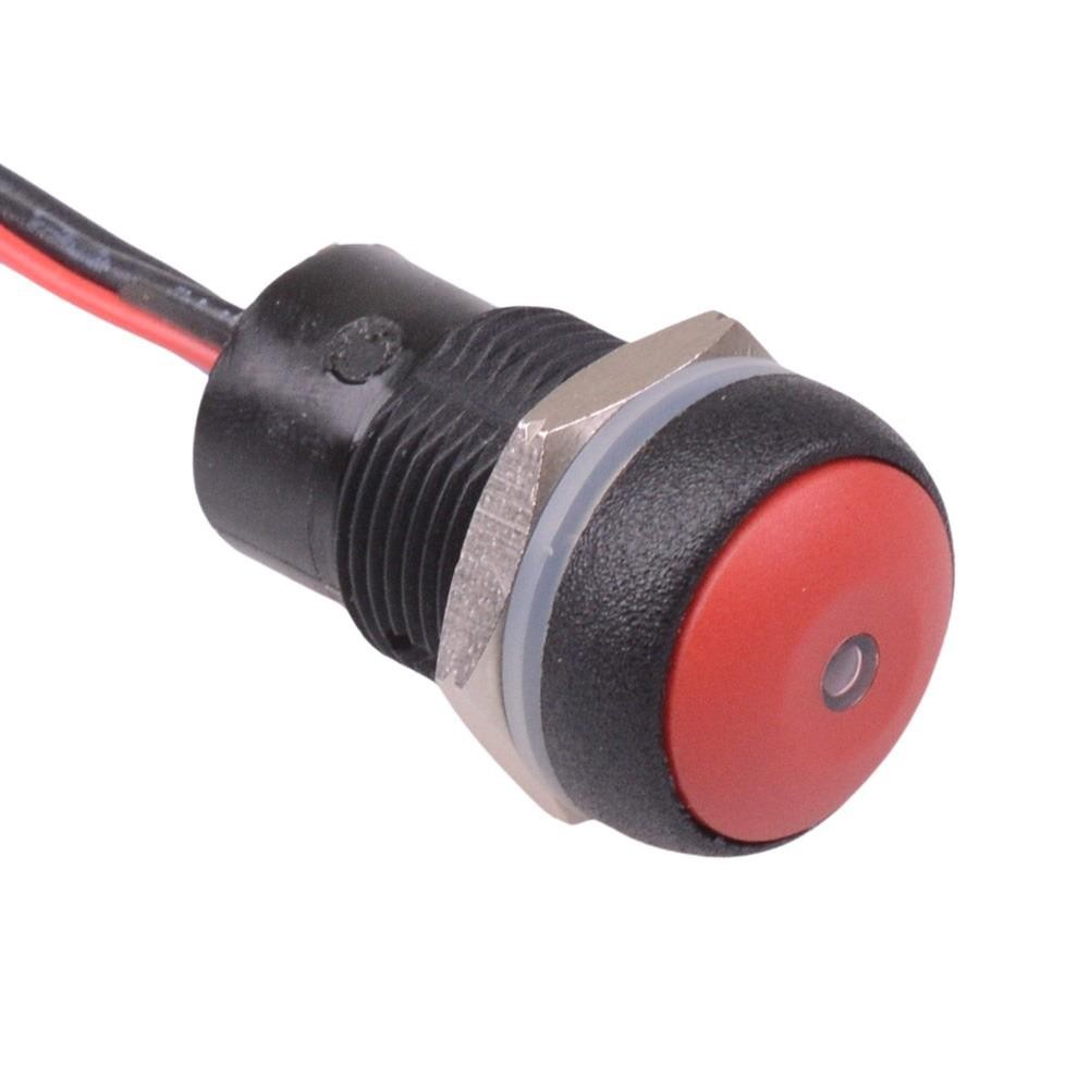 IRR3F462L0S APEM Red LED Red Round 16mm Momentary NO Push Button Switch Prewired