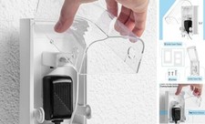 Bates- Baby Safety Outlet Cover Box, Clear Door, Baby Proof Outlet Covers,