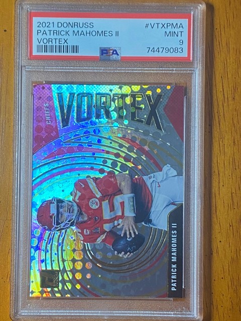 2021 Donruss Vortex Patrick Mahomes II PSA 9 #VTXPMA KC Chiefs