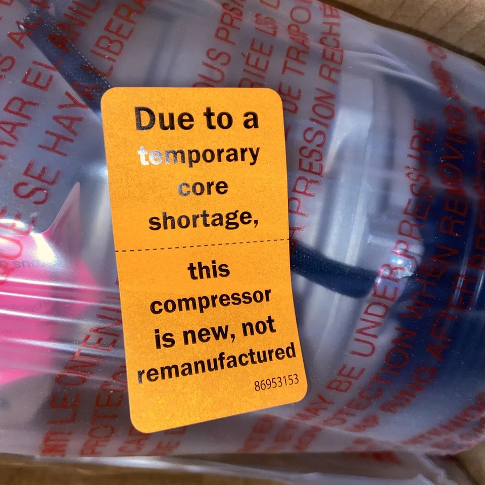 Compresor de aire acondicionado 67357 NUEVO por 4 estaciones se adapta a Aspen Commander Durango 3.7 4.7 Foto 2 de 3